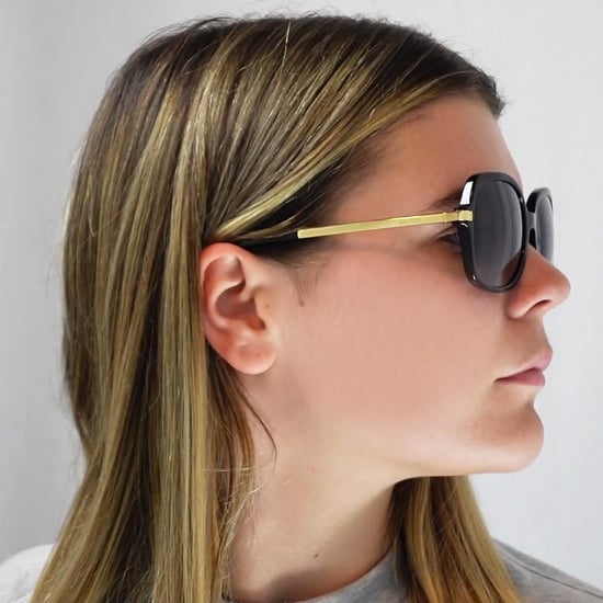 Michael Kors Square dames zwart goud licht grijze gradiënt zonnebril - Image 6