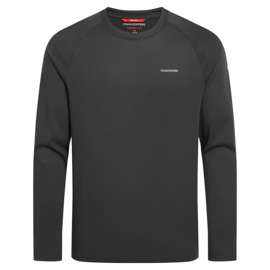 Craghoppers Heren Nour Nosilife T-shirt met lange mouwen (Donker ijzer) - Image 2