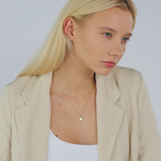 Luxenter imlor halsketting in 925 sterling zilver met 18 karaat geelgouden afwerking - Image 2
