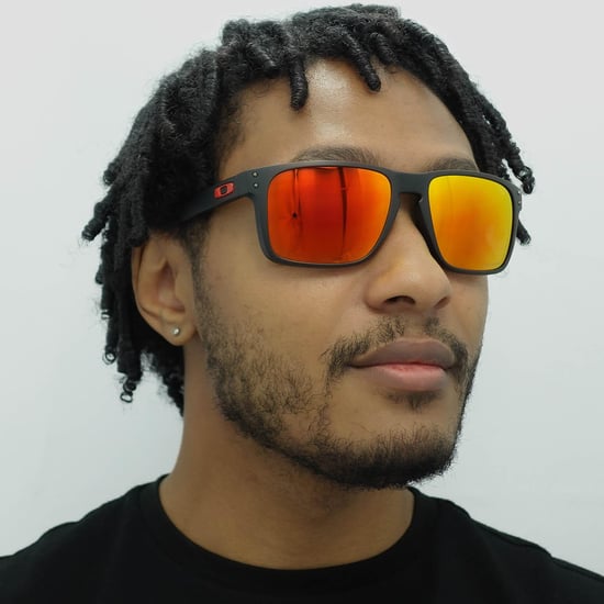 Oakley Square Mens Matt Black Prizm Ruby zonnebril - Image 6