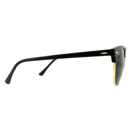 Ray-Ban Zonnebril Clubmaster 3016 W0365 Zwart Groen G-15 Klein 49mm - Image 4