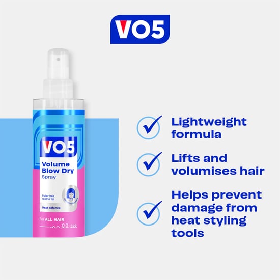 VO5 Full of Life Volume Blow Dry Spray For Perfect Fine Hair, 4x 200ml - Image 2