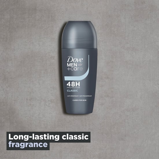 Dove Men+Care Roll-On Classic Antitranspirant Deodorant 48Uur Bescherming, 3x50ml - Image 4