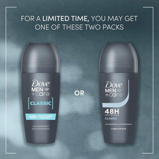Dove Men+Care Roll-On Classic Antitranspirant Deodorant 48Uur Bescherming, 3x50ml - Image 5