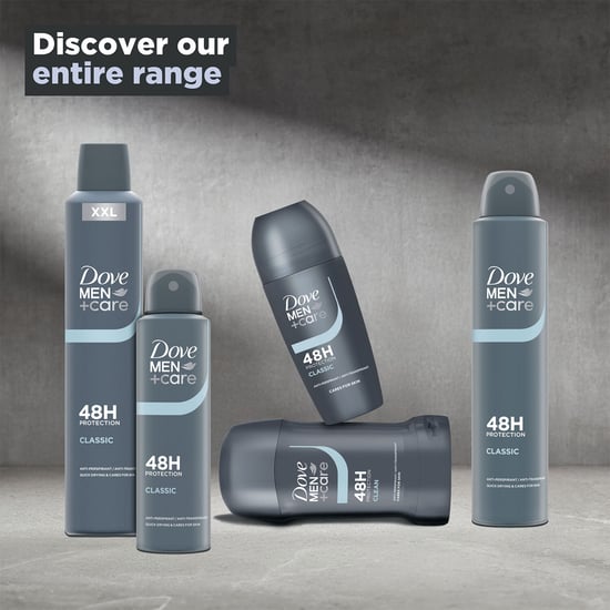 Dove Men+Care Roll-On Classic Antitranspirant Deodorant 48Uur Bescherming, 3x50ml - Image 6