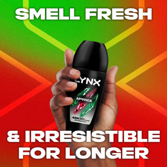 Lynx Africa Anti Perspirant Roll On 48 Hours Anti Sweat Protection 50ml, 3 Pack - Image 4