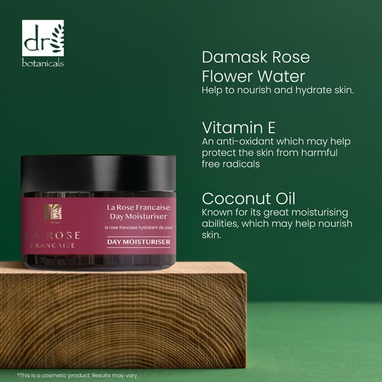 Dr. Botanicals La Rose Francaise Anti-Ageing Dagcrème, Nachtcrème en Gezichtsserum - Image 2