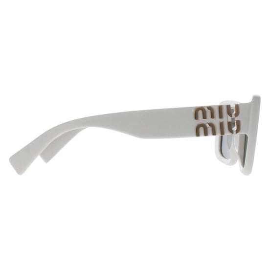 Miu Miu MU07YS 1425S0 wit donkergrijs zonnebril - Image 4