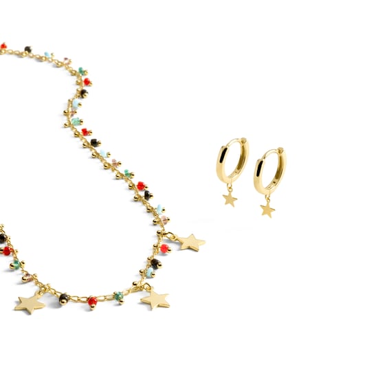 Luxereeks in 925 sterlingzilver afgewerkt met 18K geelgoud. - Image 3