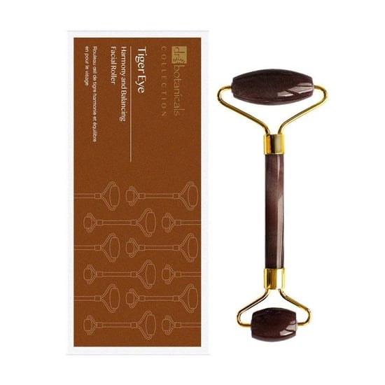 Dr Botanicals Tiger Eye Harmony & Balancing Gezicht Rollerset (Gouden Metalen Handvat) - Image 1