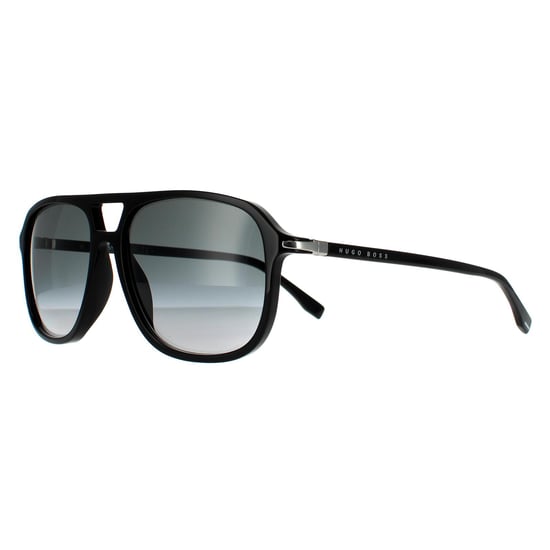 Hugo Boss Zonnenbril Boss 1042/s/it 807 9o glanzende zwarte grijze gradiënt - Image 2