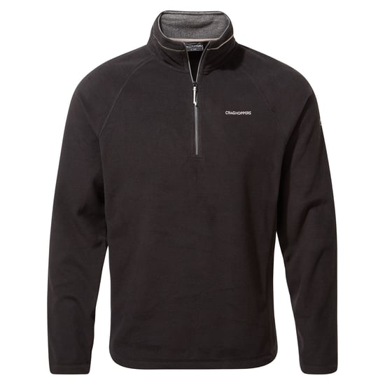 Craghoppers Heren Corey VI Half Zip Fleece Top (Zwart) - Image 2