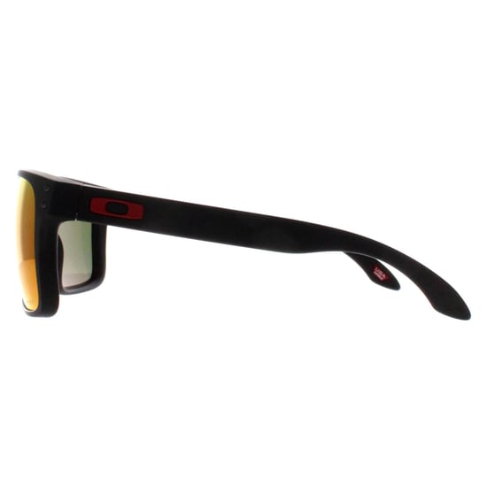 Oakley Square Mens Matt Black Prizm Ruby zonnebril - Image 3