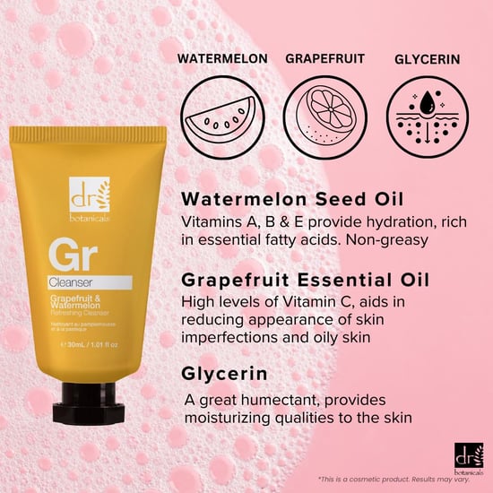 Dr Botanicals Grapefruit & Watermelon Verfrissende Reiniger 30ml - Image 2
