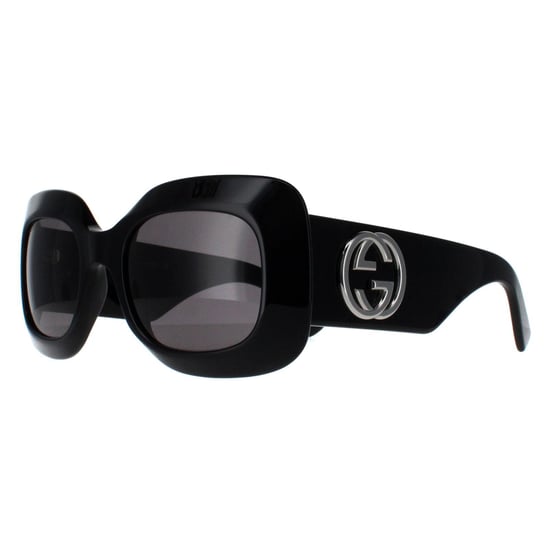 Gucci vierkant dames zwart met zilvergrijs GG1695S - Image 2
