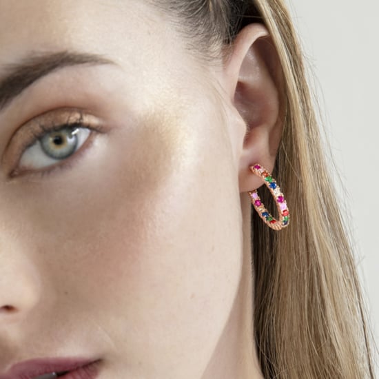 Luxent Sterling Zilver 925 Oorbellen met Veelkleurige Zirkonia's in 18K Roségoud - Vyamba - Image 4