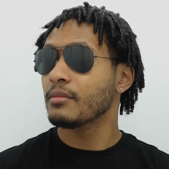 Ray-Ban Piloten unisex gepolijst zwart zwart gepolariseerde vlieger 3025 - Image 5
