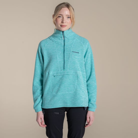 Craghoppers Dames/Dames Esk II Half Zip Fleece Top (Aqua geglazuurd) - Image 1