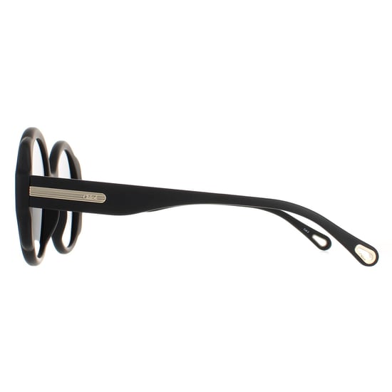 Chloe Round Dames Mat Zwart Grijs CH0120s - Image 3