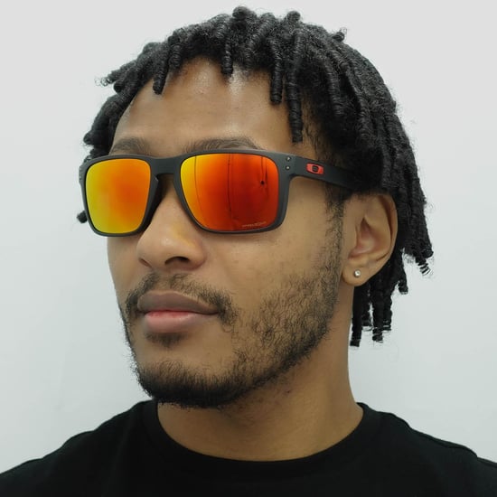 Oakley Square Mens Matt Black Prizm Ruby zonnebril - Image 5