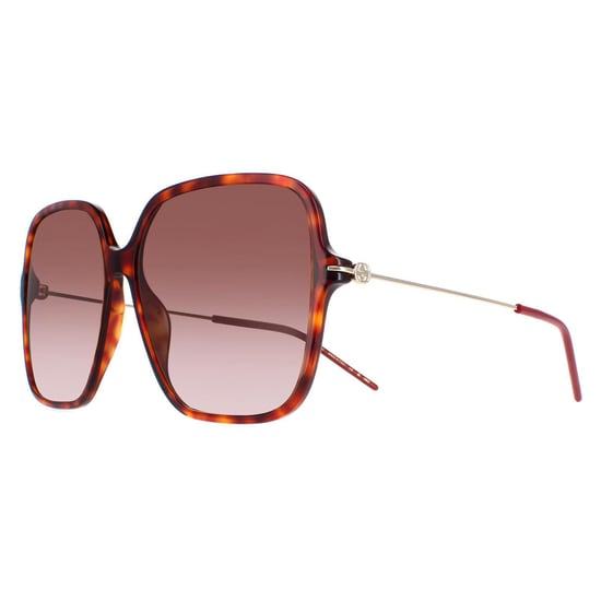 Gucci GG1267S 002 donker havana bruin gradiënt zonnebril - Image 2