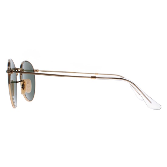 Ray-ban round unisex gouden groene zonnebril rb3447 ronde metaal - Image 3