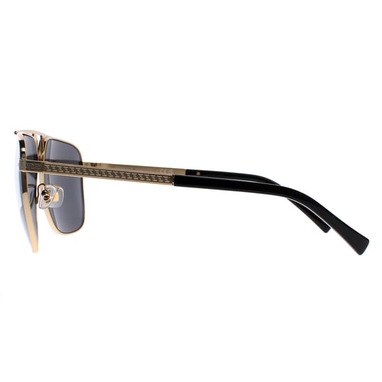 Versace VE2238 143687 gouden en matzwarte donkergrijze zonnebril - Image 3