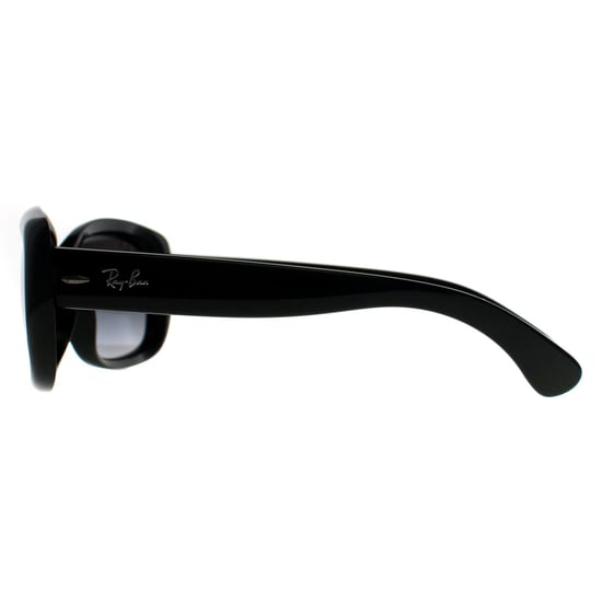 Ray-Ban Zonnebril Jackie OHH 4101 601/T3 Glanzende Zwarte Grijze Verloop Gepolariseerd - Image 3