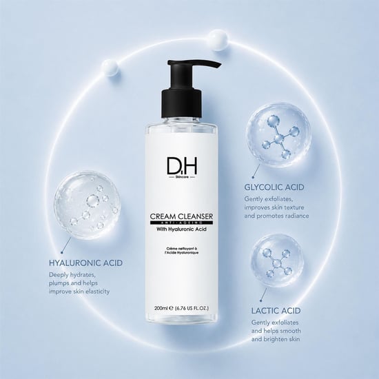 Dr H Geavanceerde reinigingscrème met hyaluronzuur 200 ml - Image 2
