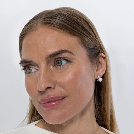 Luxenter 925 Sterling zilveren oorbellen met gerhodineerde witte parel - Ohrun - Image 4
