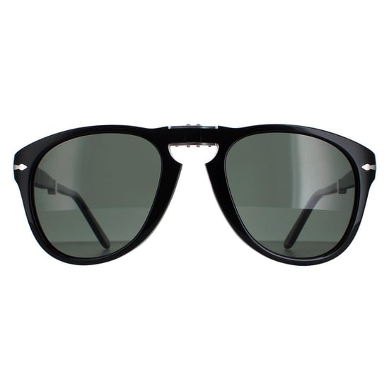 Persol rond heren zwart groen gepolariseerde zonnebril - Image 1