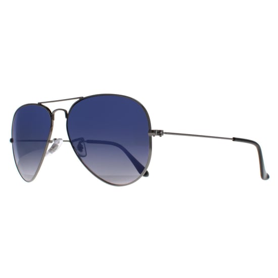 Ray-Ban Zonnebril Aviator 3025 Gunmetal Gepolariseerd Blauw Verloop Grijs 004/78 58mm - Image 2