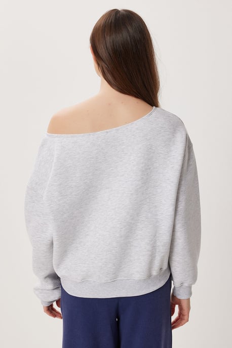 Asymmetrische Kraag Sweatshirt - Image 5