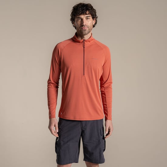 Craghoppers Heren Nosilife Half Zip Pullover (Donkere Sahara) - Image 2