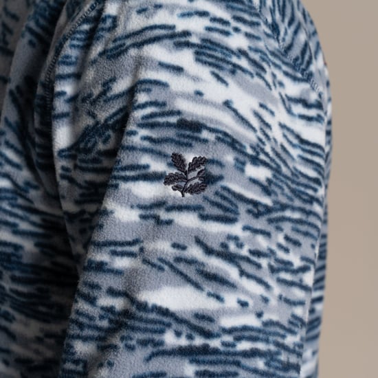 Craghoppers Heren National Trust Irt Print Fleece Top (Jeneverbes) - Image 5