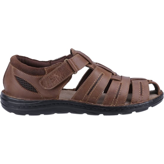 Hush Puppies Mannensandalen Wandelen Albert Vissersleer Klittenbandsluiting zwart - Image 4