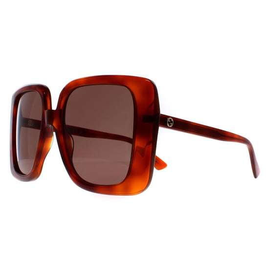 Gucci Vierkante Dames Havana Bruin GG1314S - Image 2