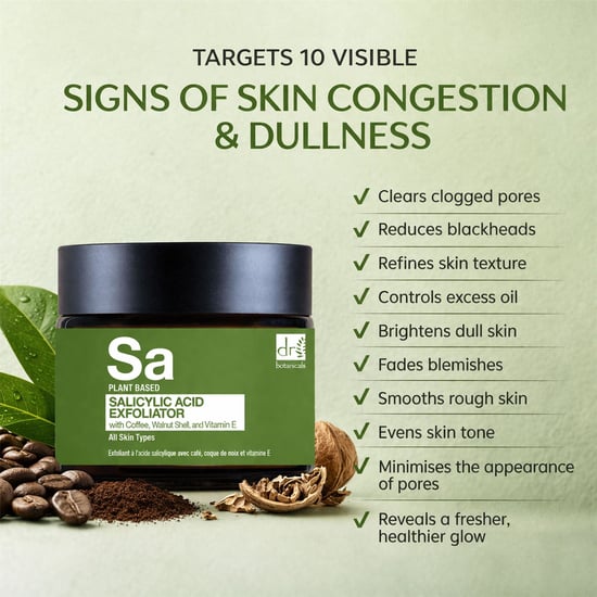 Dr. Botanicals Anti-aging exfoliant met salicylzuur, koffie, walnoot en vitamine E 60 ml - Image 6