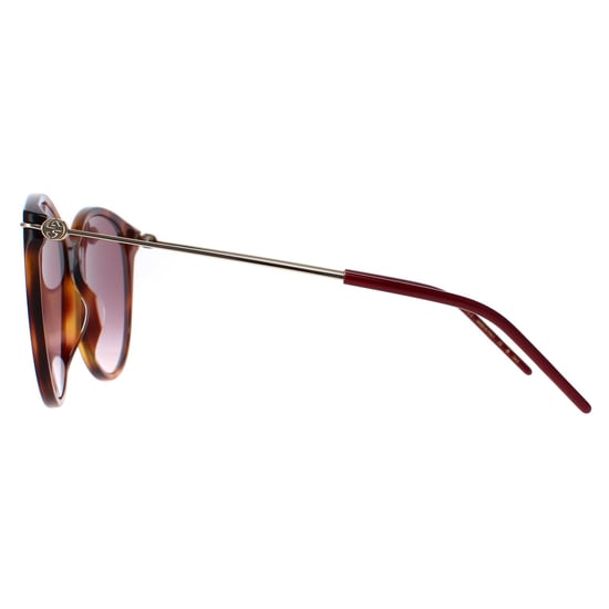 Gucci GG1268S 002 havana goud rood gradiÃ«nt zonnebril - Image 3