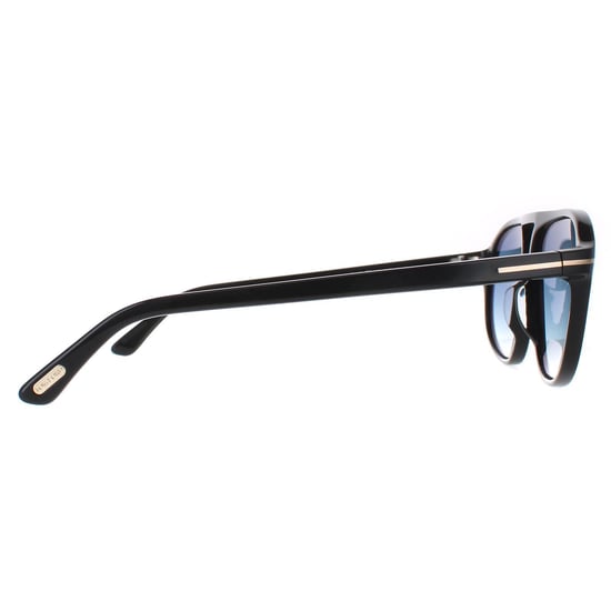 Tom Ford Zonnebril 0447 Jacob 01p Glanzend Zwart Groenverloop - Image 4