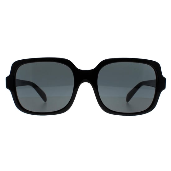 Emporio Armani Vierkante Dames Glanzend Zwart Donker Grijs EA4195 - Image 1