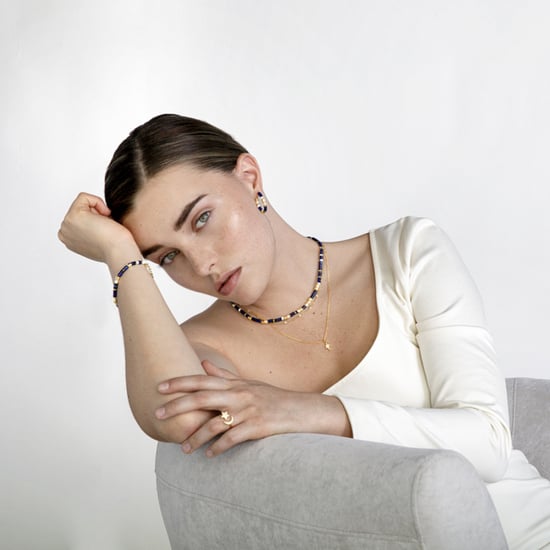 Luxenter Sterling Zilver 925 collier met Natuurlijke Lapislazuli in 18K geel goud - Ihun - Image 2