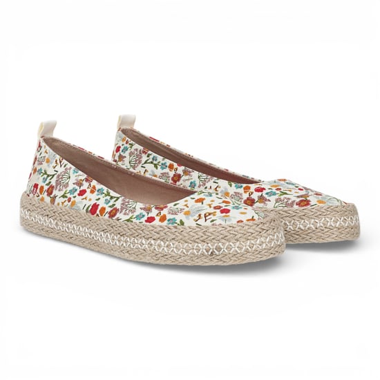 Blowfish Malibu Dames Bloemen Witte Ballet Ballerina Vrijetijdsschoenen - Benita - Image 3