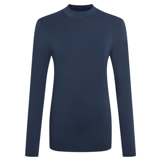 Craghoppers Dames/Dames Nosilife Mock Neck Golf T-shirt met lange mouwen (Blauwe Marine) - Image 2