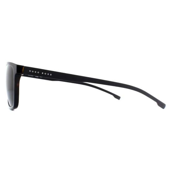 Hugo Boss Square Mens Dark Havana Green Zonnebril - Image 3