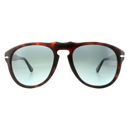 Persol Aviator Mens Dark Havana Lichtblauwe gradiënt zonnebril - Image 1