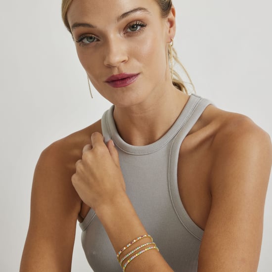 Luxenter 925 Sterling zilveren armband met multicolour zirkonia afgewerkt in 18K geel goud - Tahu - Image 2