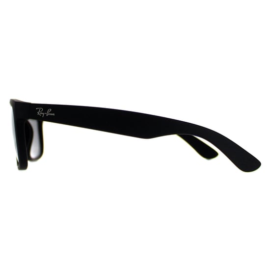 Ray-Ban Zonnebril Justin 4165 622/6G Rubber Zwart Grijze Spiegel 51mm - Image 3