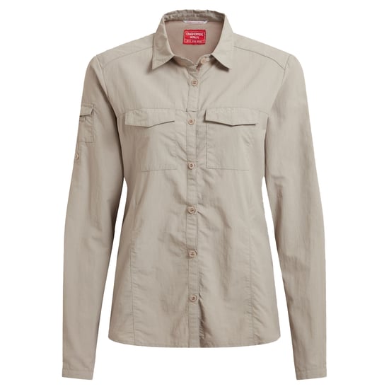 Craghoppers Dames/Dames Adventure III Nosilife Shirt Met Lange Mouwen (Zachte champignon) - Image 1