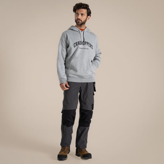 Craghoppers Heren Workwear Oulston Hoodie (Zachtgrijs mergel) - Image 1